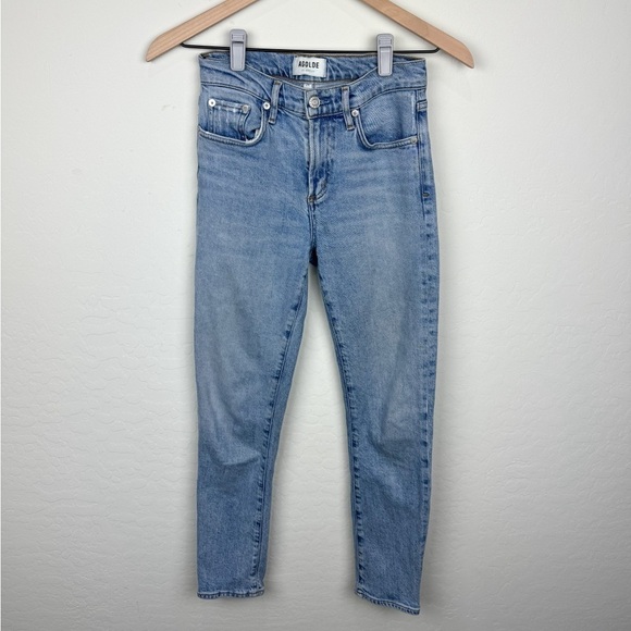 Agolde Toni Mid Rise Straight in Precipice Jeans - Picture 1 of 6